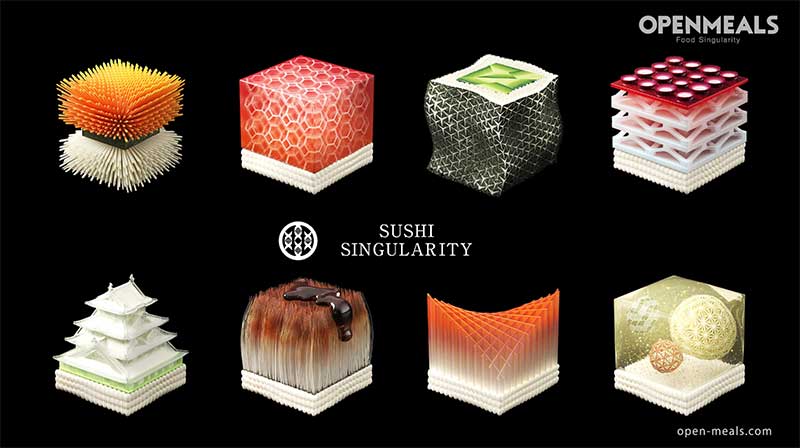 3D printed sushi: βασισμένο στα biodata του πελάτη