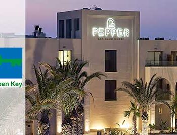 Το Pepper Sea Club Hotel βραβεύτηκε με το οικολογικό σήμα Green Key