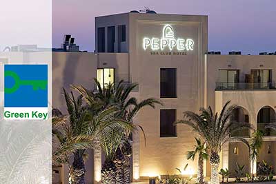 Το Pepper Sea Club Hotel βραβεύτηκε με το οικολογικό σήμα Green Key
