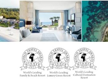 Παγκόσμια πρωτιά στους τομείς του αειφόρου & οικογενειακού τουρισμού: Το Sani Resort αποσπά τρία βραβεία στα World Travel Awards 2022